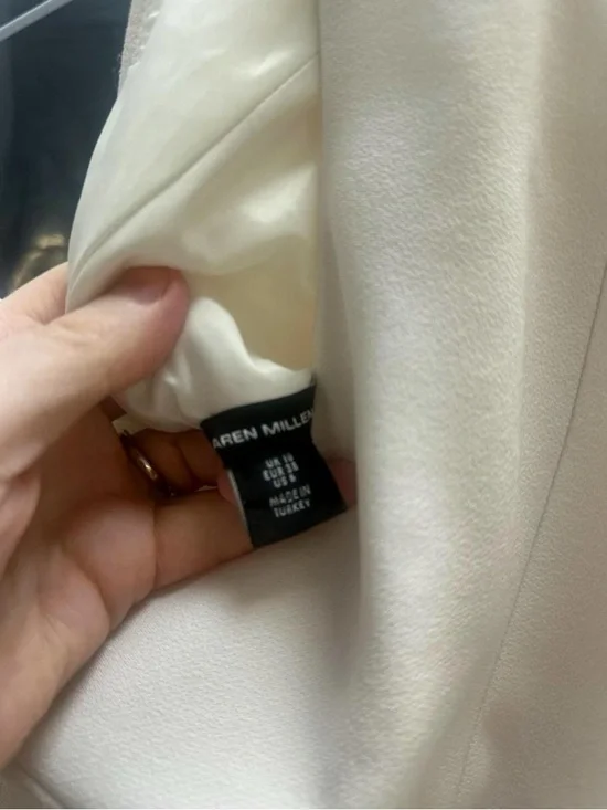 Karen Millen Ivory Tailored Blazer - Picture 3 of 3